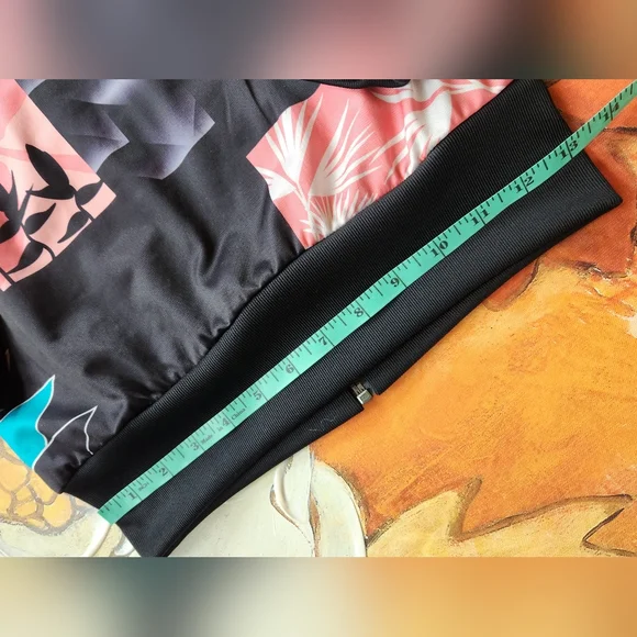 ADIDAS x Farm RIO Black 3 Stripe Trefoil Zip Gym Collect Street Track Jacket XS - Picture 14 of 16